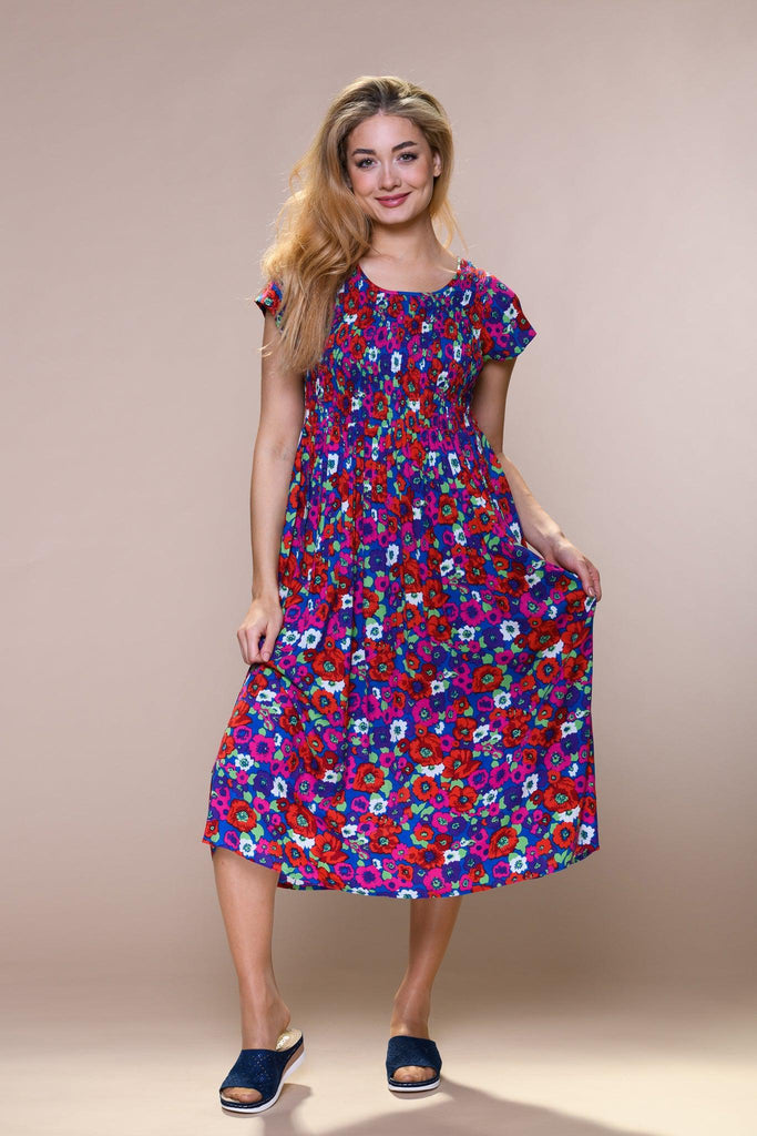 Poppy Ruched Dress-Dresses-Paco