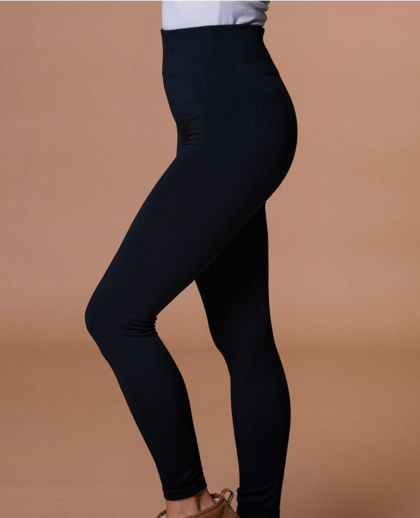 Black Super Soft Legging-Trousers-Paco