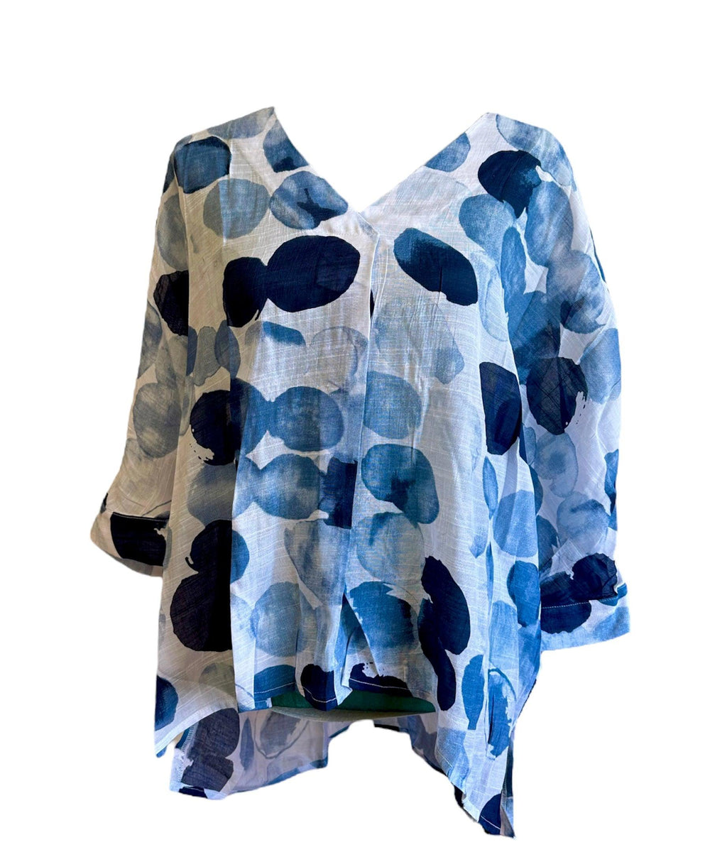 Blues Dotted Top – Paco