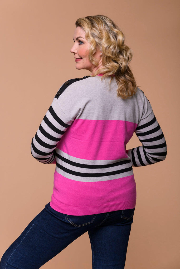 Broad Striped Sweater-Knitwear-Paco