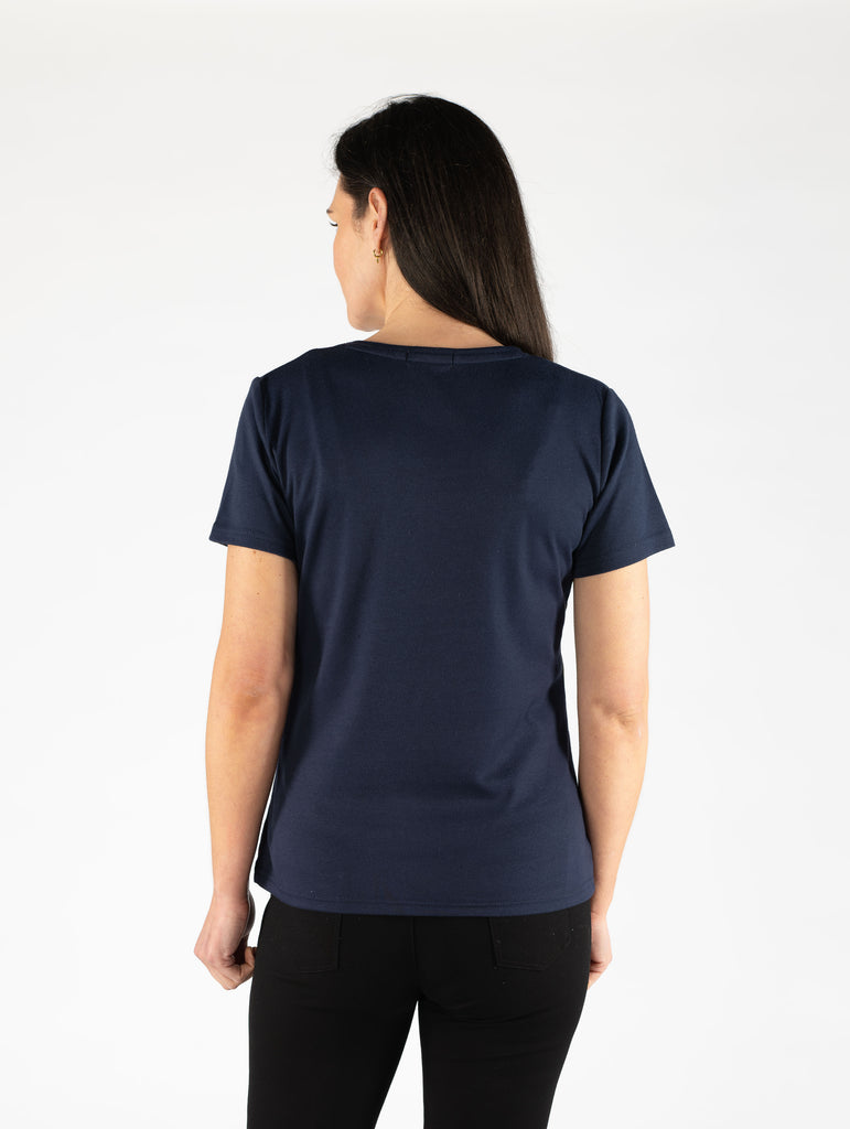 Butterfly Print Round Neck T Shirt - TS29853-T Shirts-Paco
