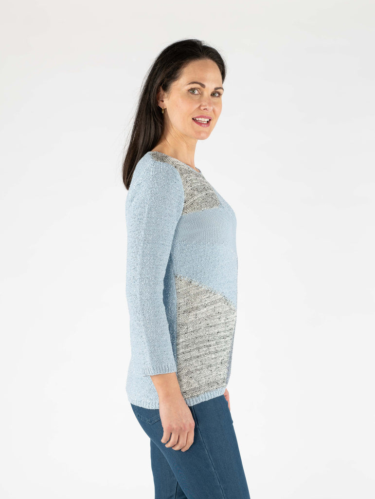 Colour Block Jumper-Jumpers & Cardigans-Paco