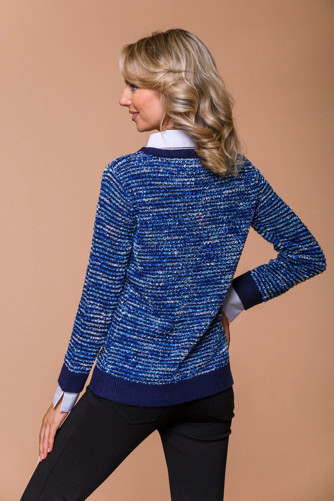 Colourful Yarn Insert Sweater-Sweaters-Paco