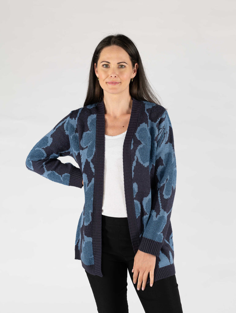 Edge To Edge Cardigan-Navy/Blue-Cardigans-Paco