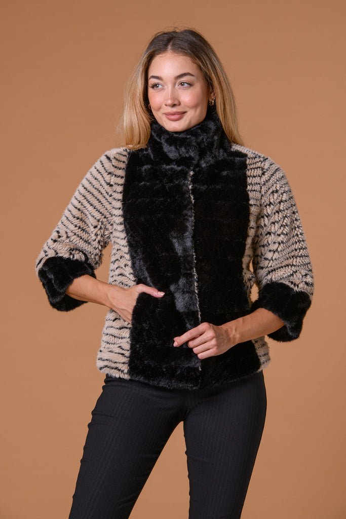 Faux Fur Jacket II-Jackets-Paco