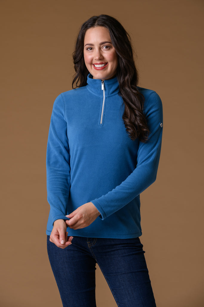 Fleece 1/2 Zip - Petrol-Fleece-Paco