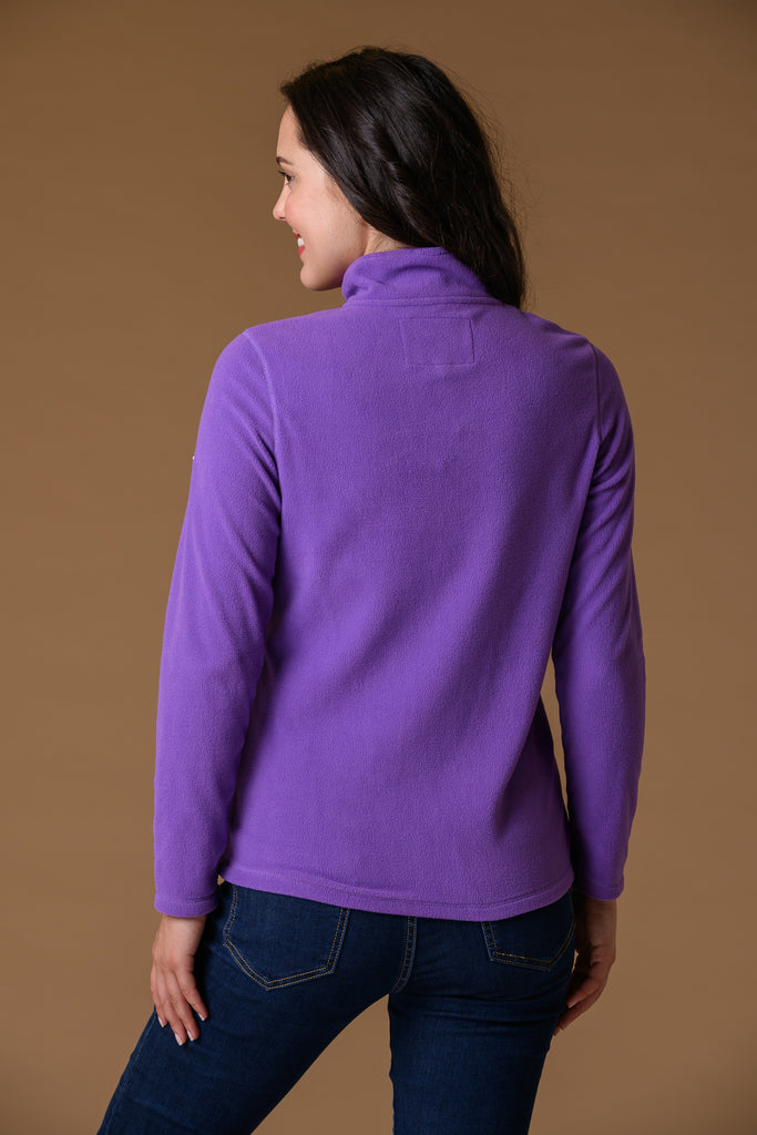 Fleece 1/2 Zip - Purple-Fleece-Paco