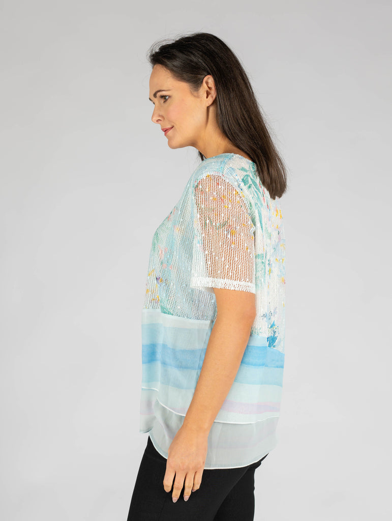 Floral Lace Top-Tops-Paco
