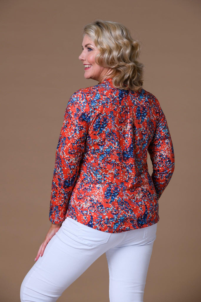 Floral Nehru Top-Tops-Paco