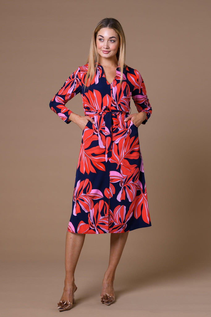 Front Spilt leaf Dress-Dresses-Paco