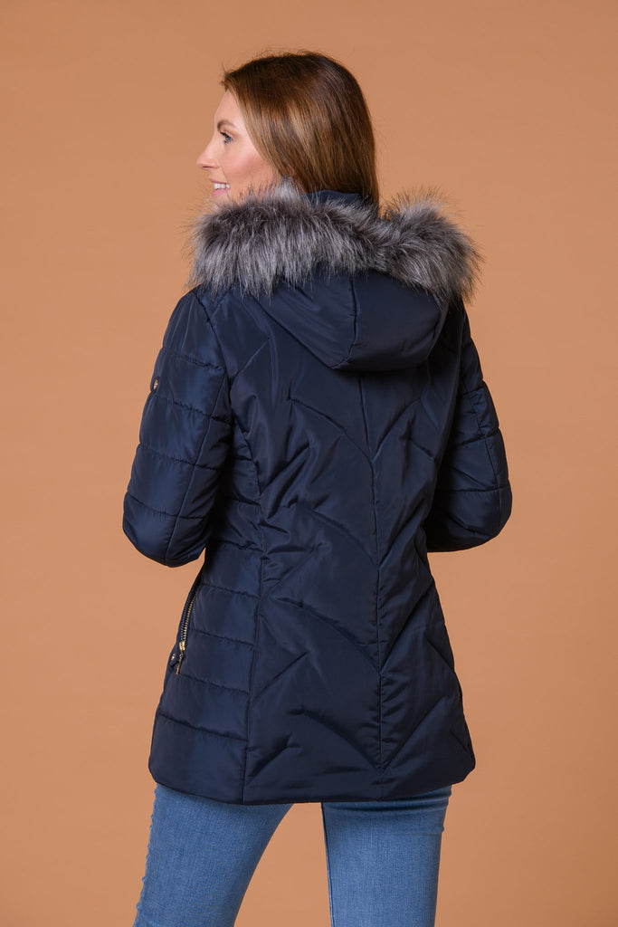 Fur Trim Jacket-Jackets-Paco