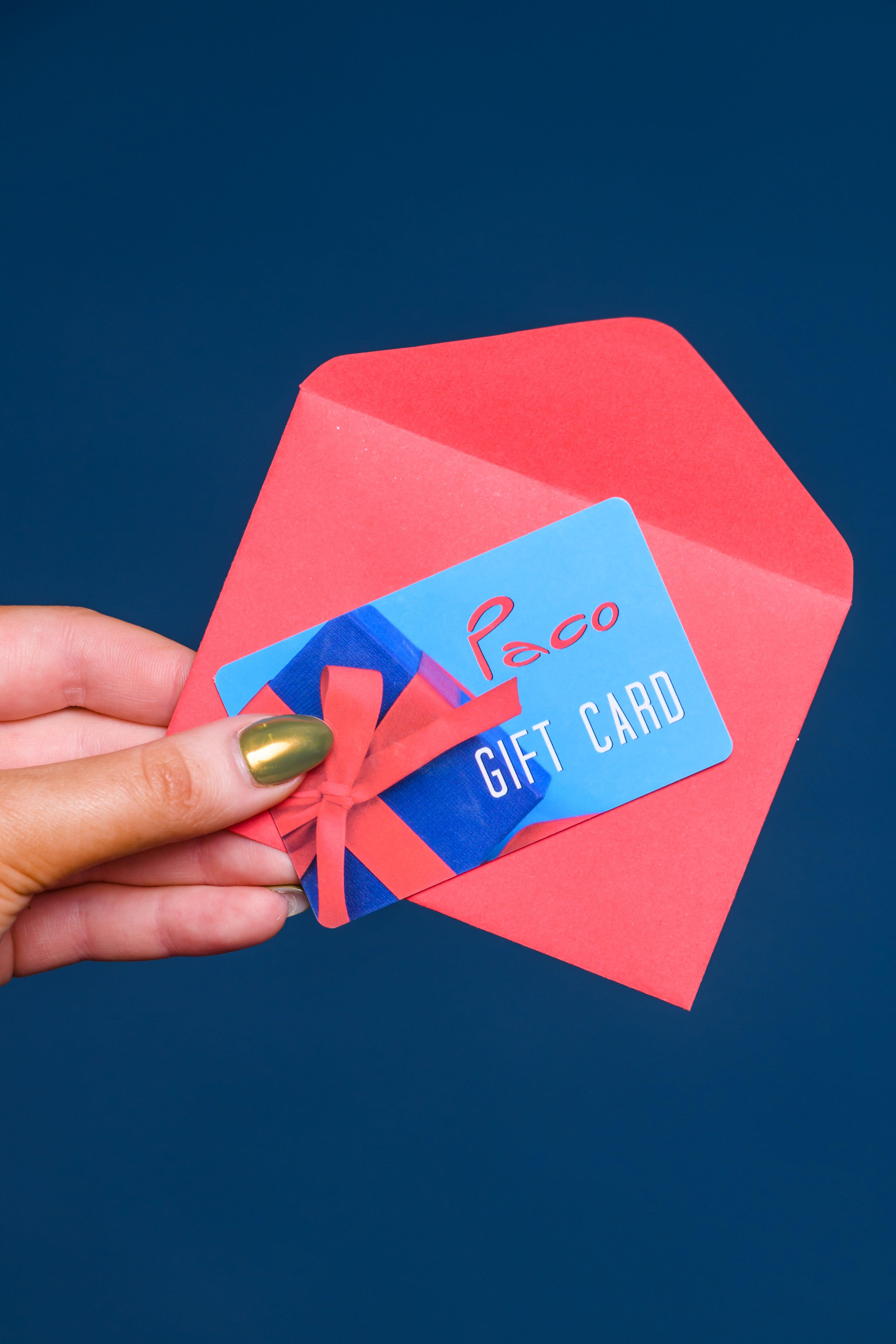Gift Card (IN-STORE ONLY) – Paco