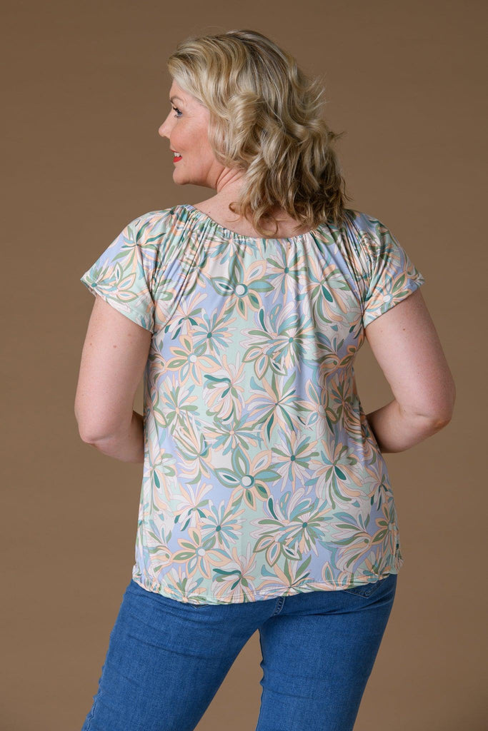 Gypsy Supersoft Top - Blue-T Shirts-Paco