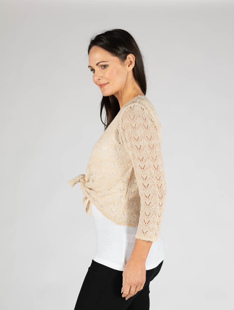 Lacy Knit Shrug-Cardigans-Paco