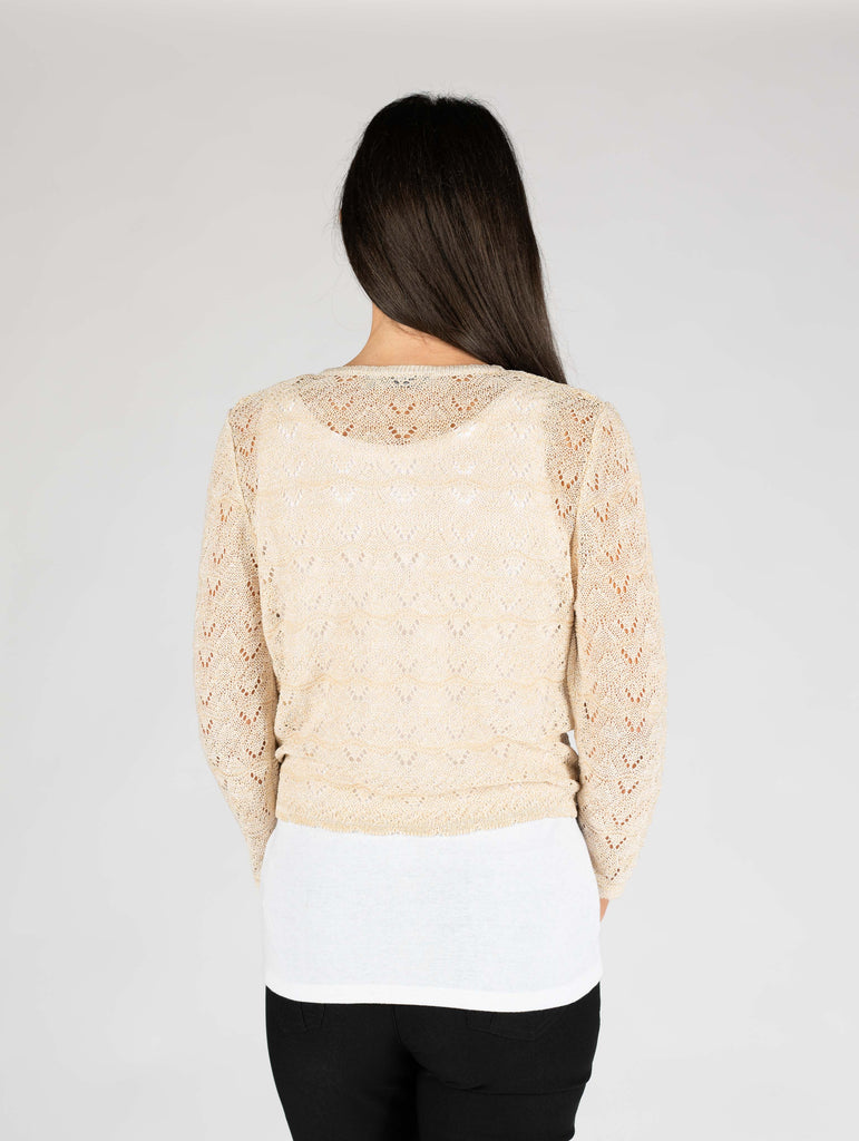 Lacy Knit Shrug-Cardigans-Paco