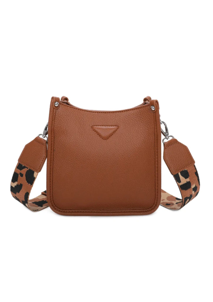 Leopard Print Strap Bag-BAGS-Paco