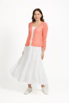BRODERIE ANGLAISE SKIRT WHITE