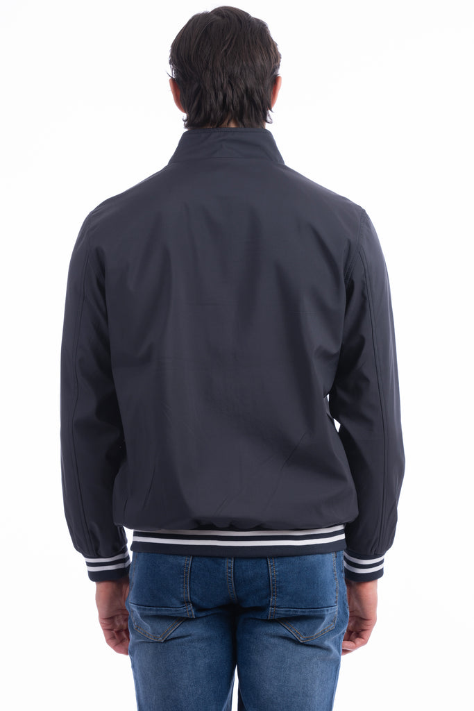 Mens Bomber Jacket - Navy-Jacket-Paco