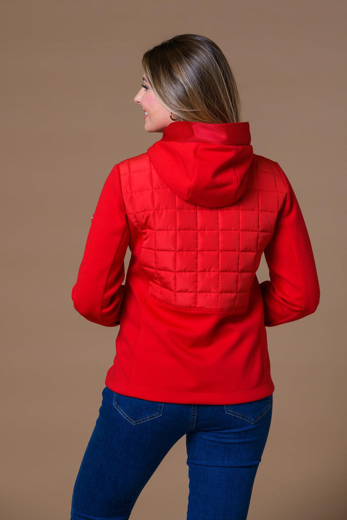 Mesh & Quilt Jacket-Jackets-Paco