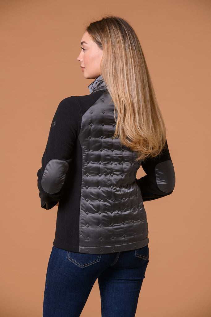 Mini Diamond + Fleece Jacket- Grey-Jackets-Paco