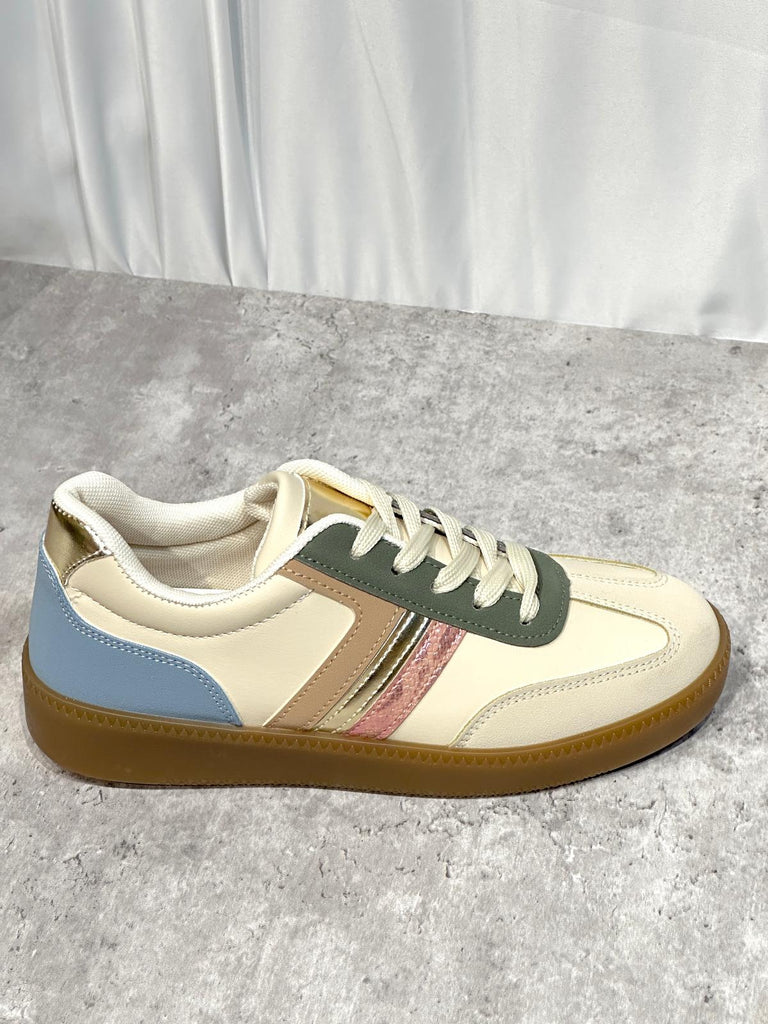 Khaki Trainer-Shoes-Paco