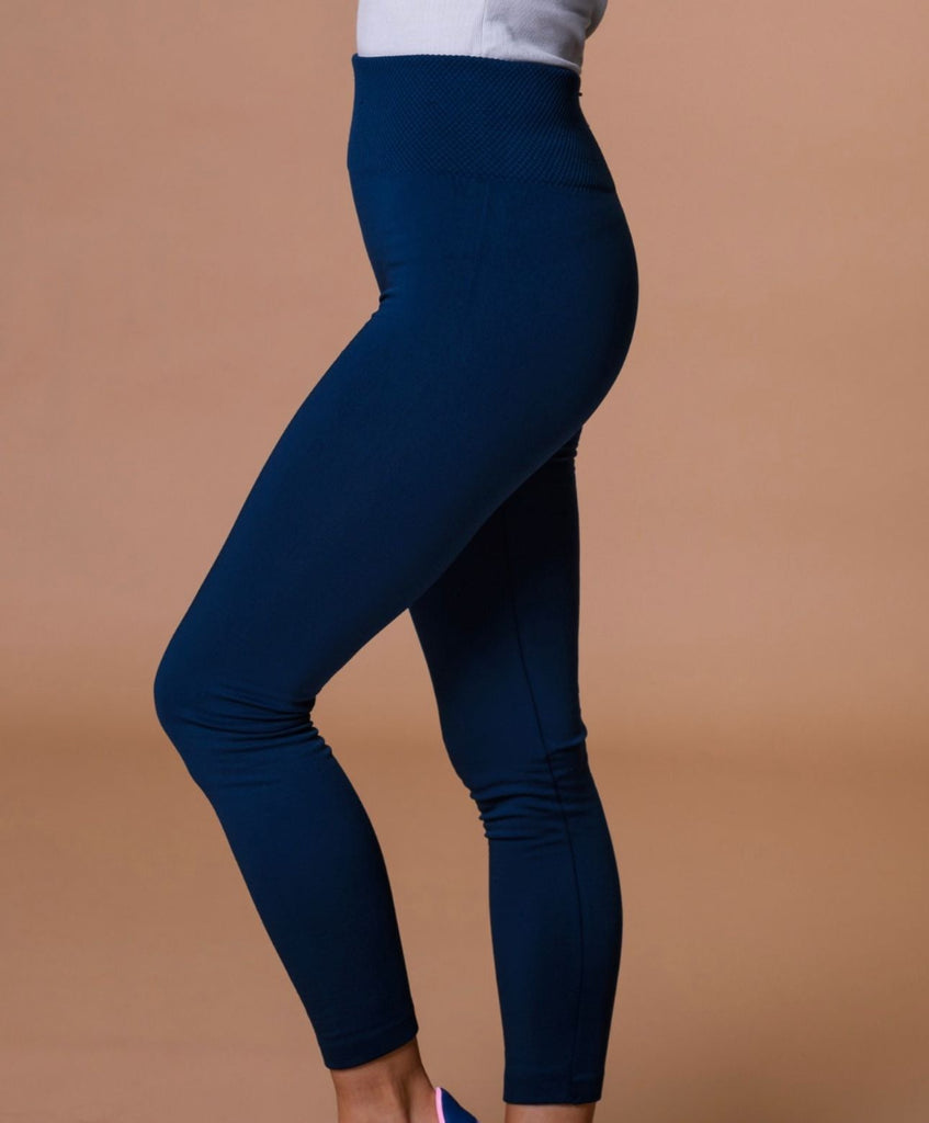 Navy Super soft Legging-Trousers-Paco