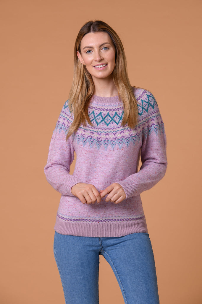 Nep Fairisle Sweater-Knitwear-Paco