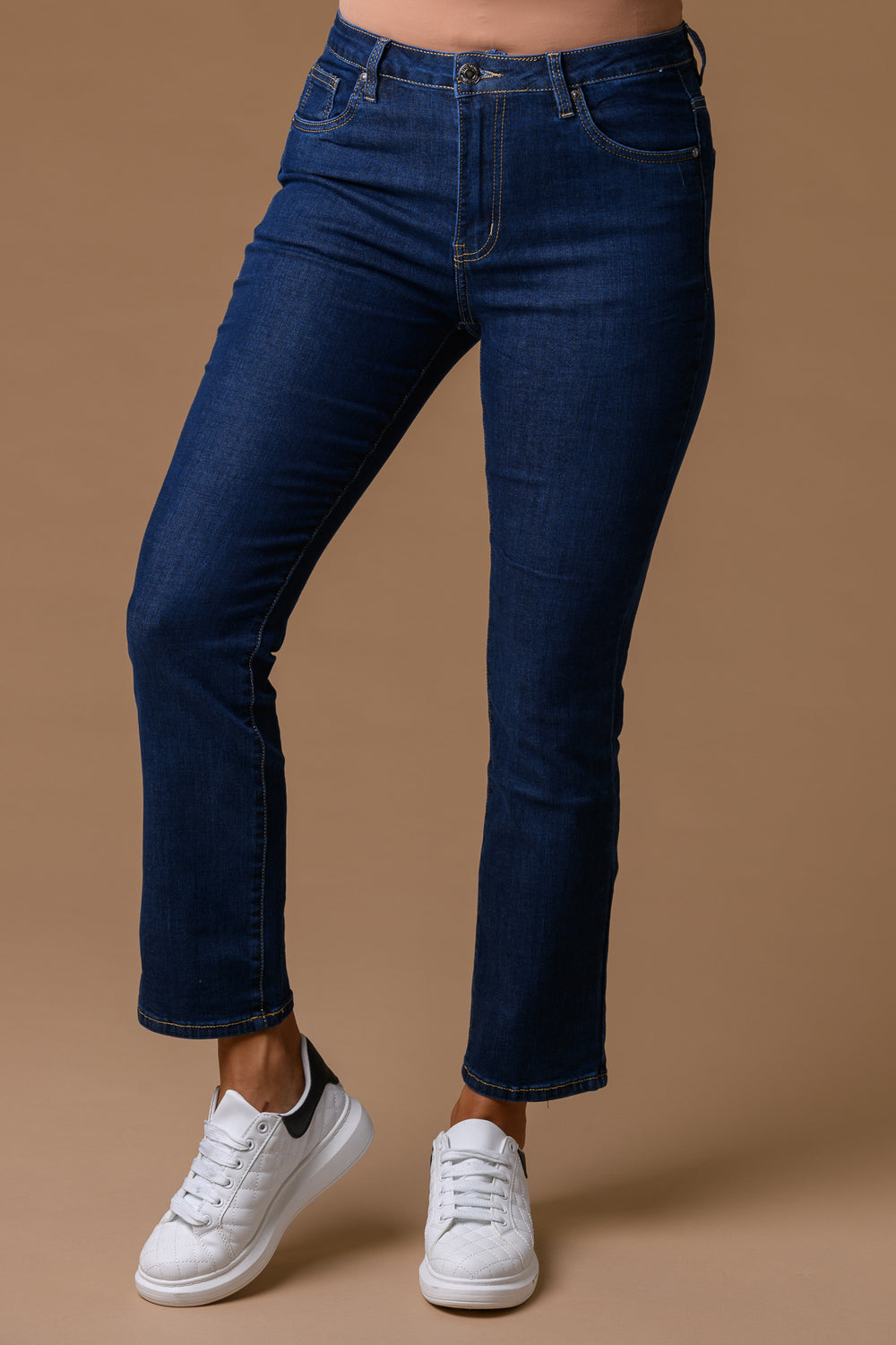Straight Leg Denims 27 Dark Blue