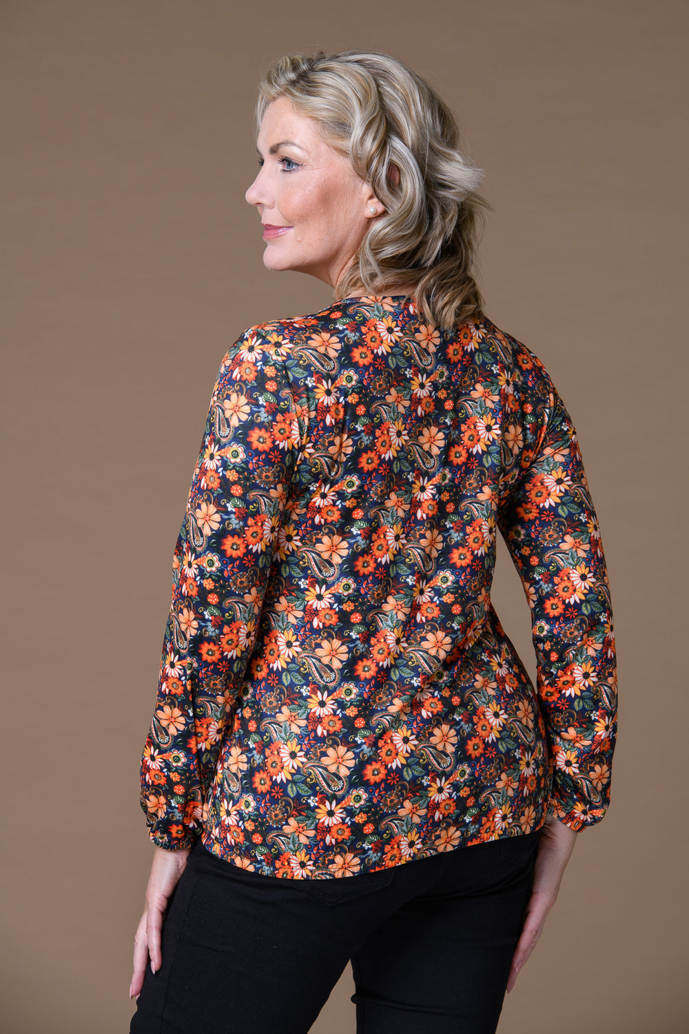 Button Blouson S.Soft Top NAVY