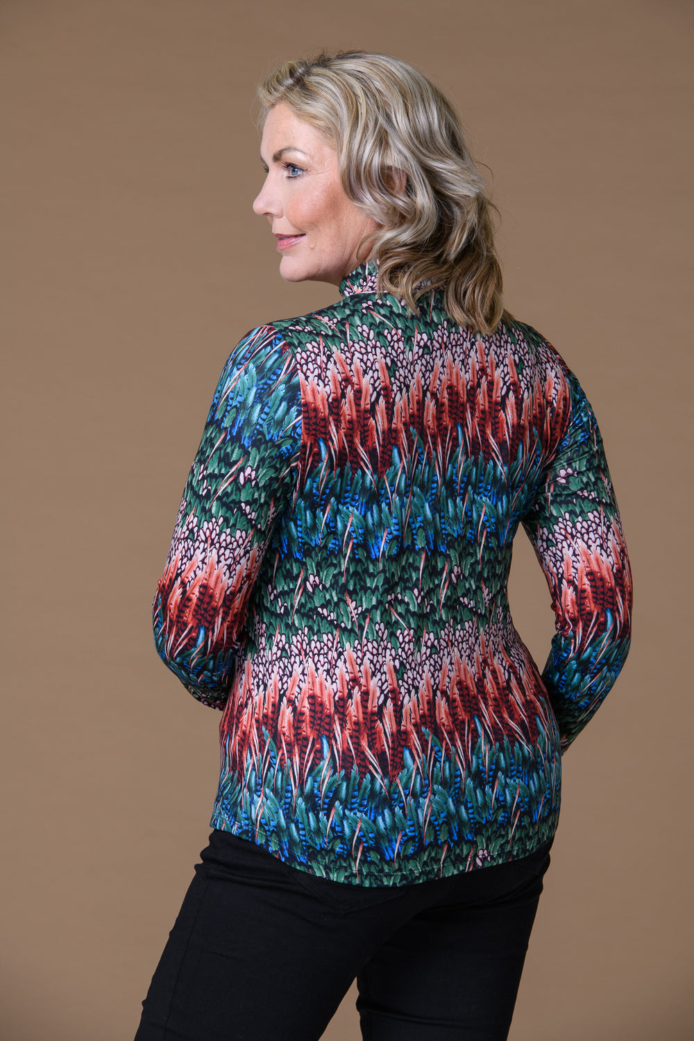 S.Soft Turtleneck top MULTI