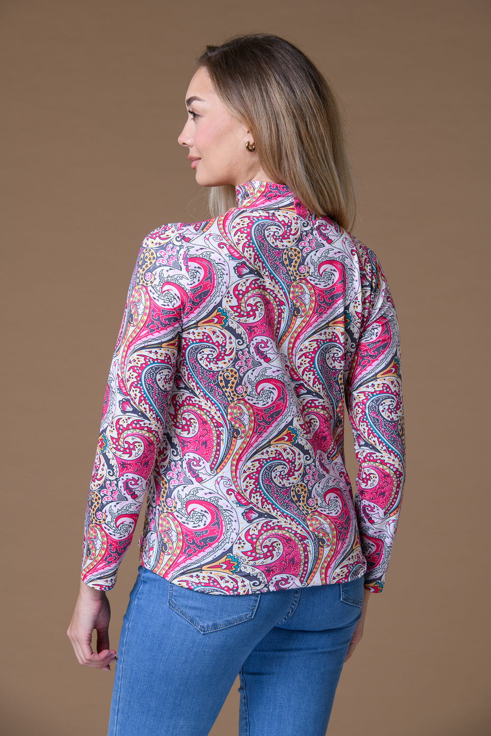 S.Soft Turtleneck top PINK