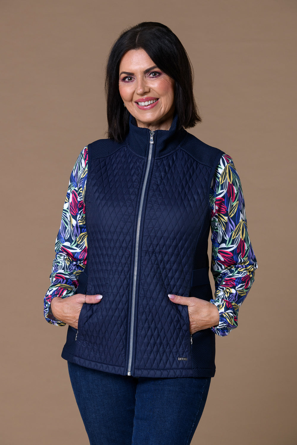 Supersoft Keyhole Top BLUE