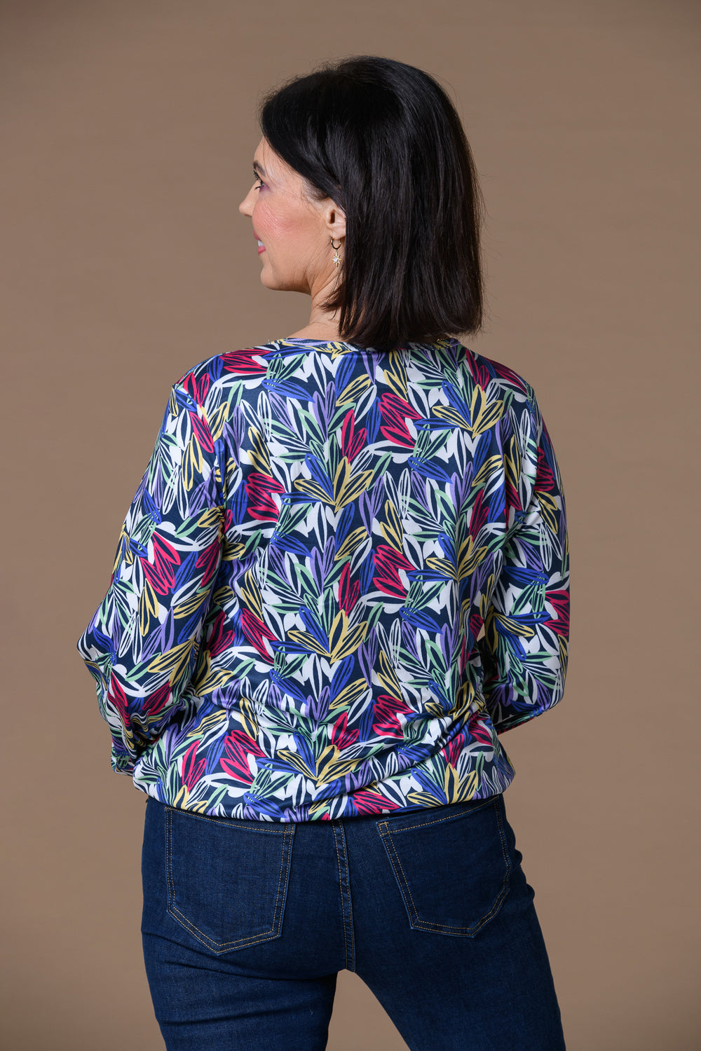 Supersoft Keyhole Top BLUE