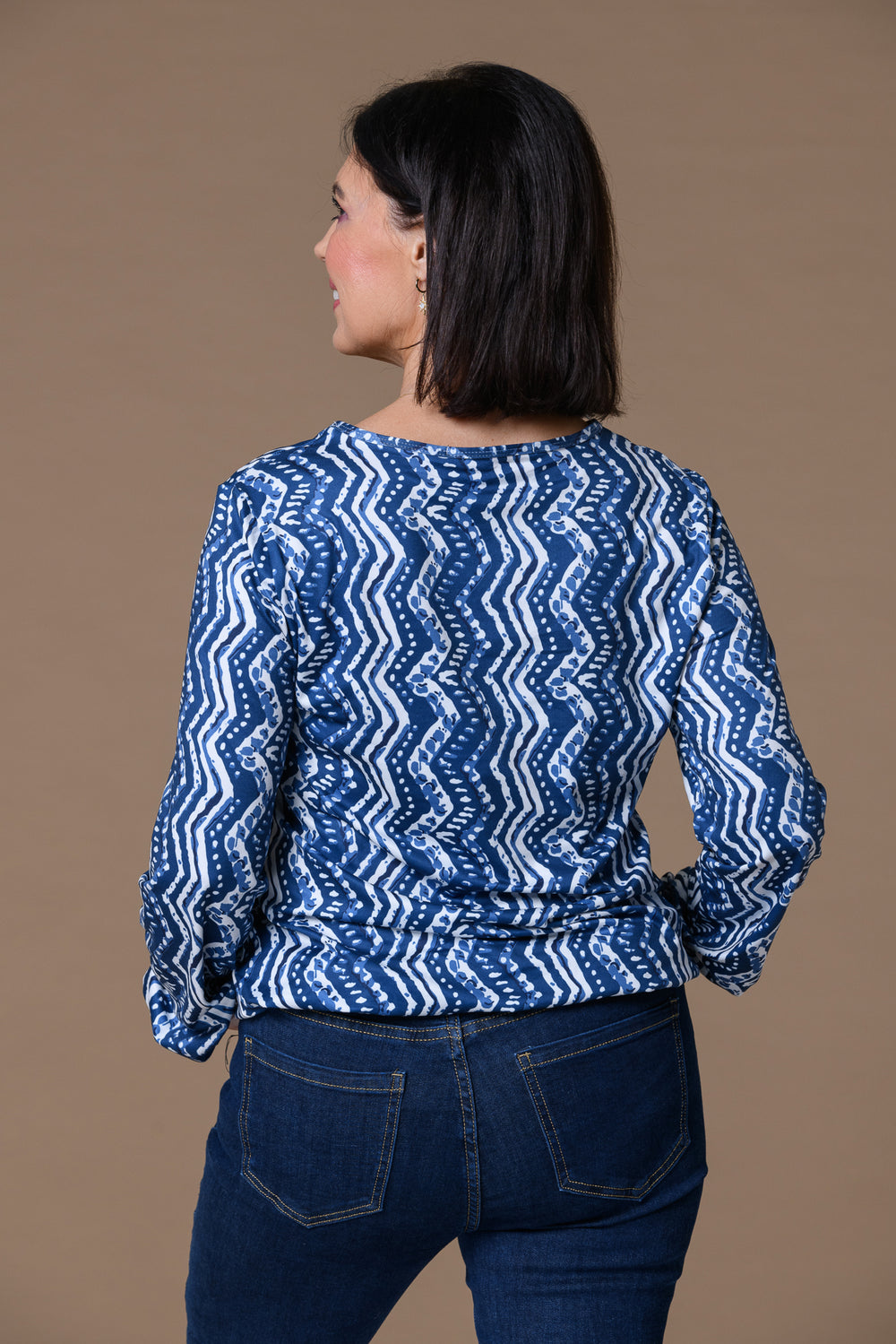 Supersoft Keyhole Top NAVY