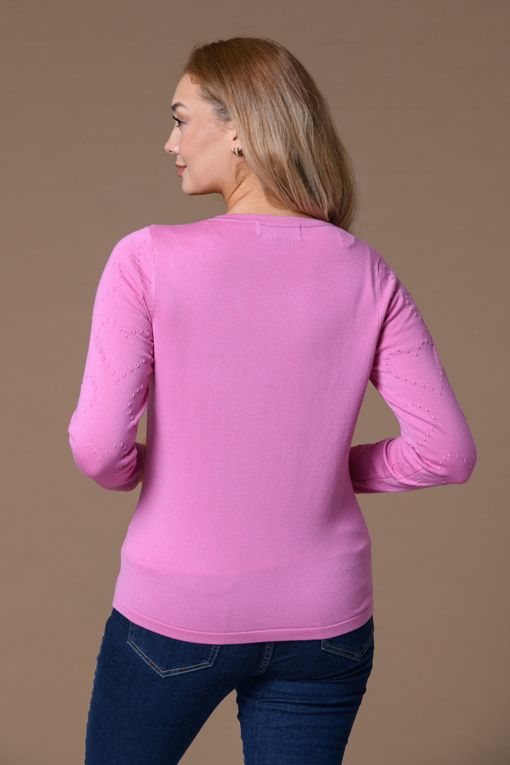 Dotted Hearts Sweater PINK