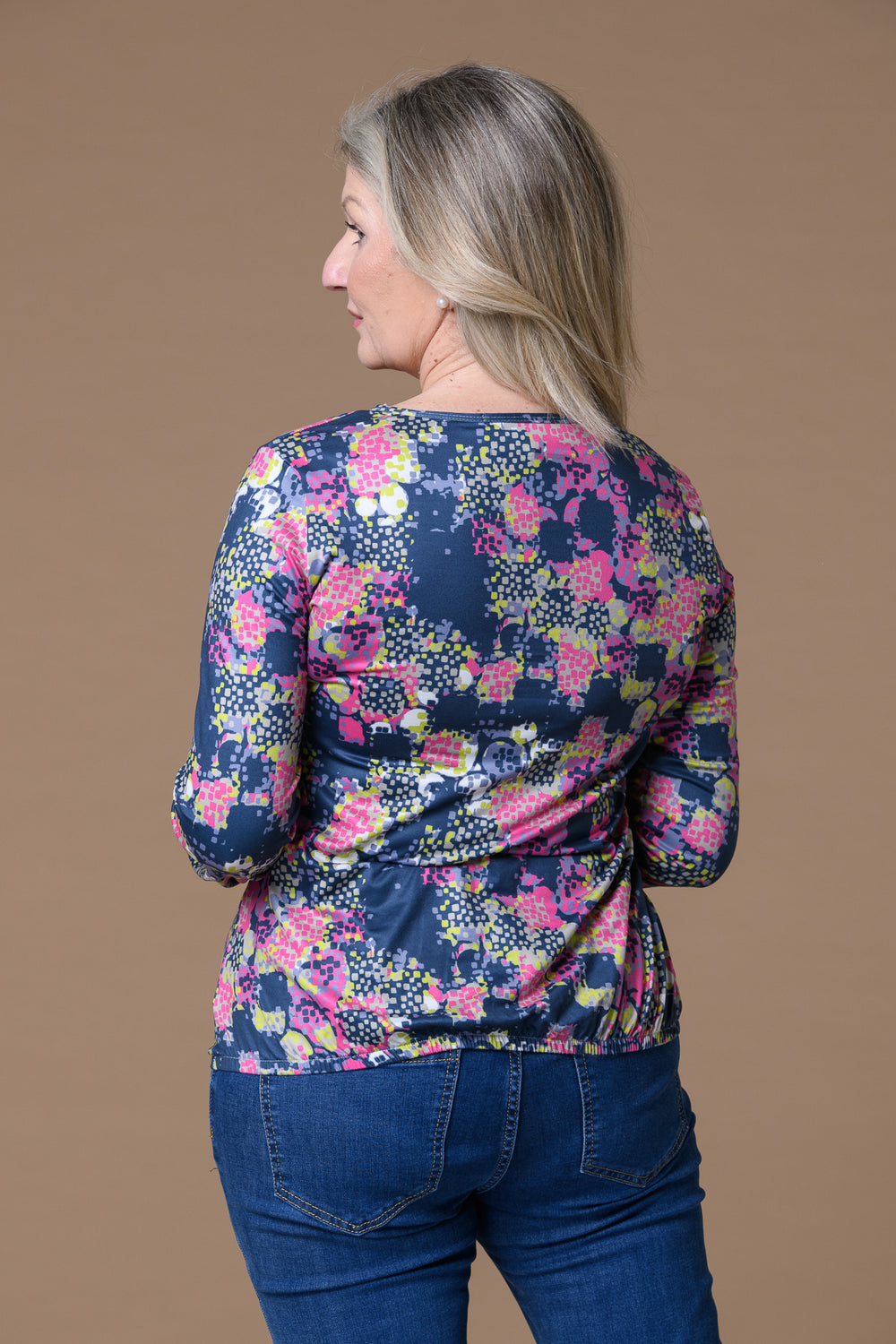 Tie Detail Supersoft Top NAVY