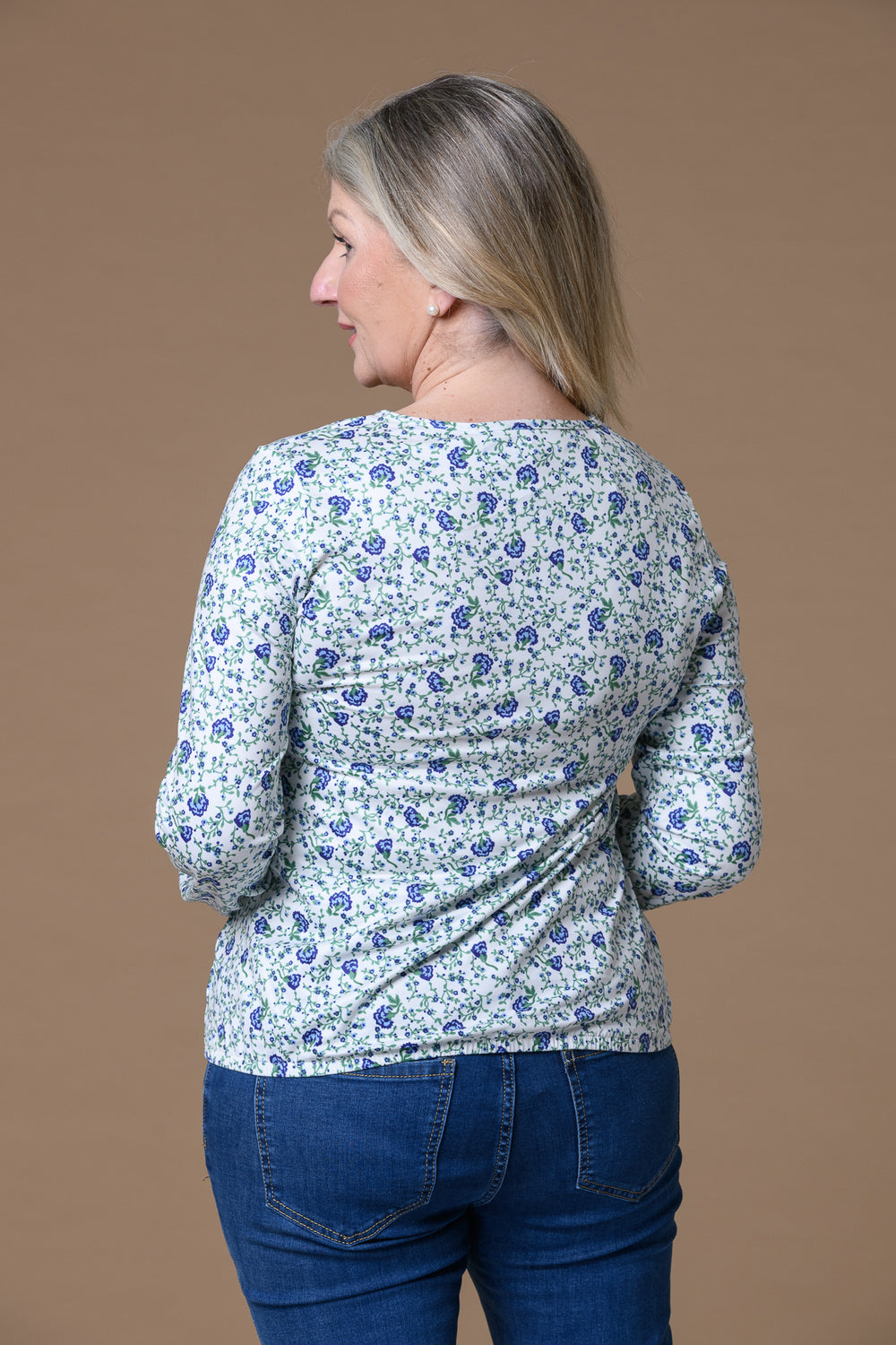 Tie Detail Supersoft Top BLUE