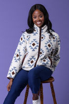 Aztec Fleece Jacket CREAM