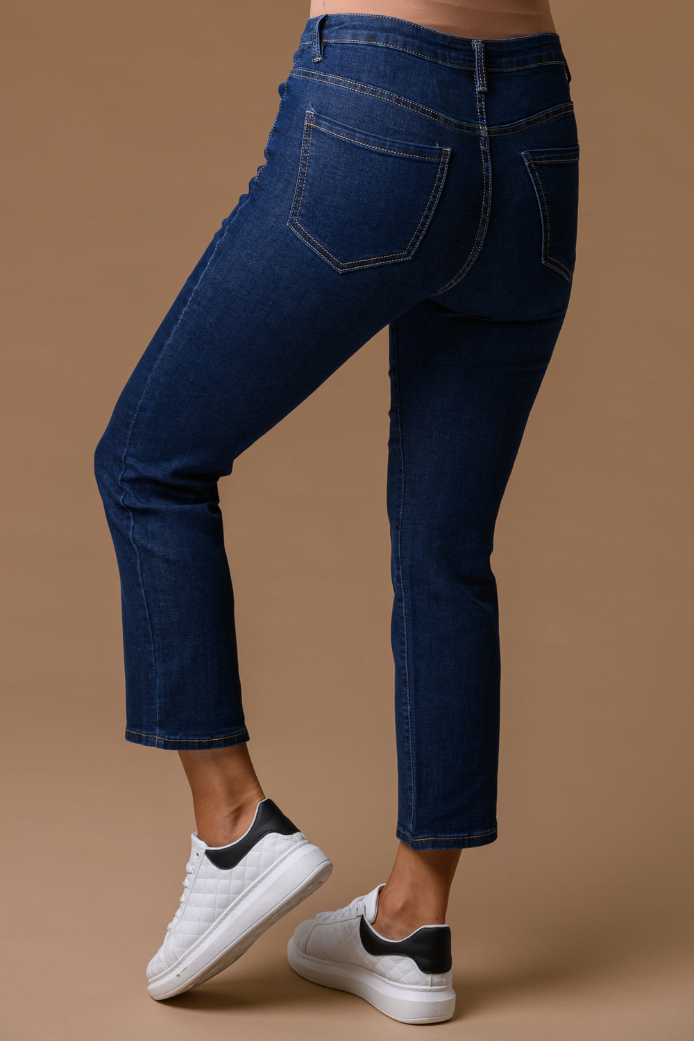 Straight Leg Denim 27" - Mid Blue