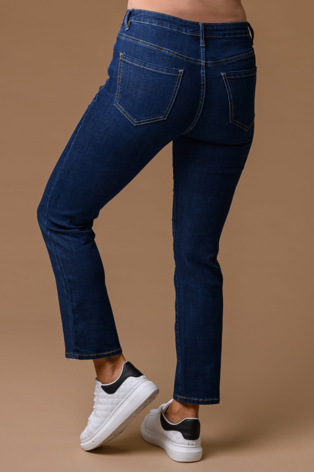 Straight Leg Denim 29 Dark Blue