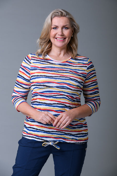 Drawcord Waves Brushed Top MULTI