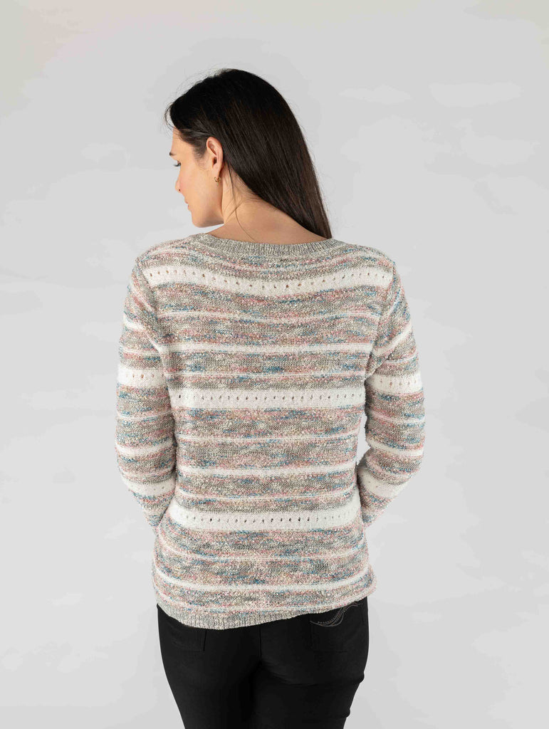 Pastel Stripe jumper-Jumpers & Cardigans-Paco