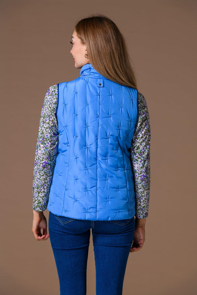 Pintuck Quilt Gilet-Paco