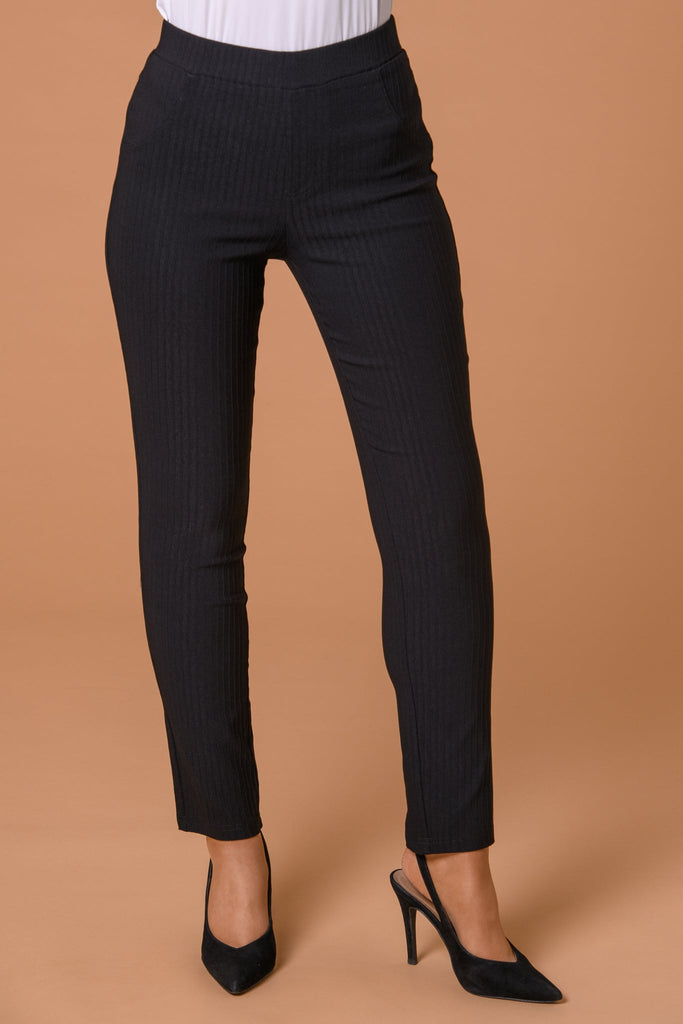 Ribbed Jegging Trouser-Trousers-Paco