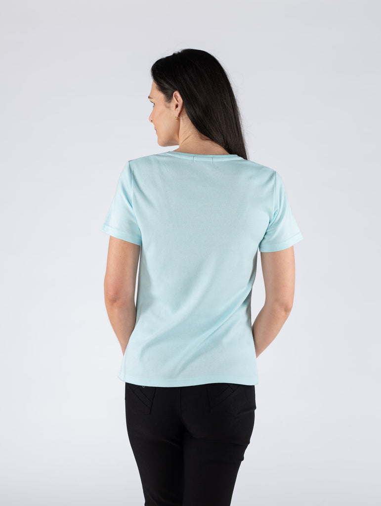 Rubber Spots Round Neck T Shirt - TS29854-T Shirts-Paco