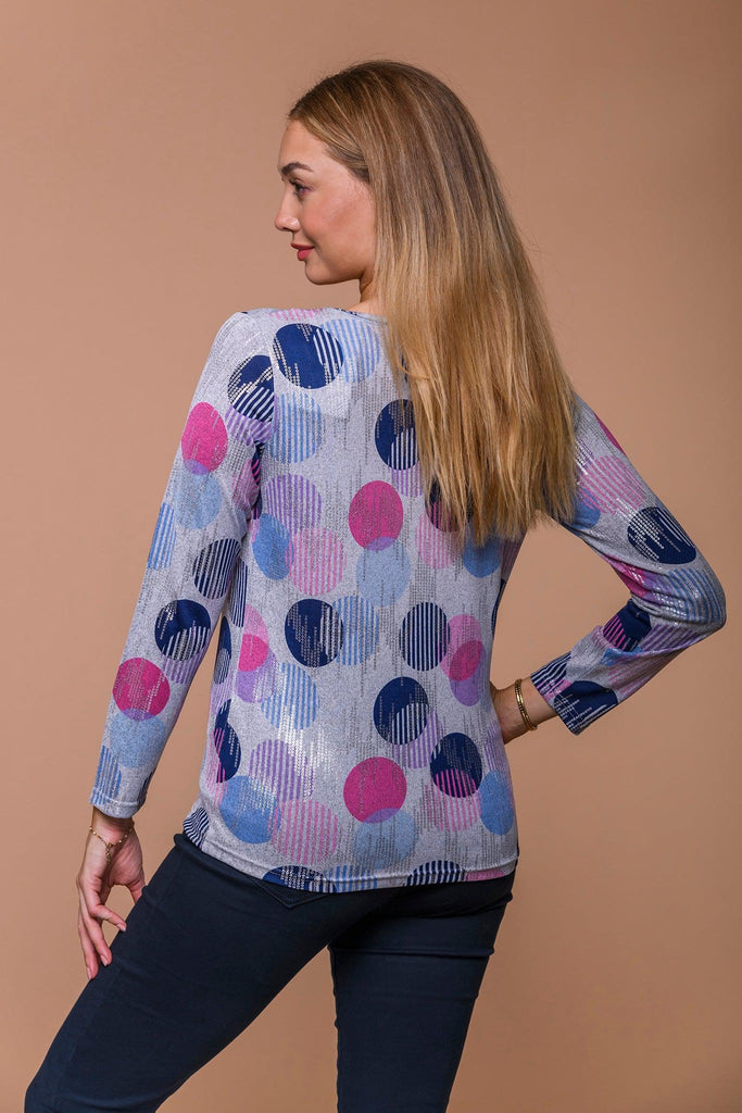 Sequin Dots Top-Sweaters-Paco
