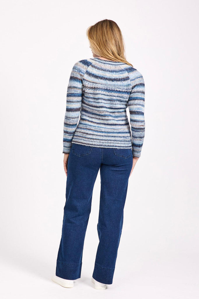 Space Dye Cable Jumper-Knitwear-Paco