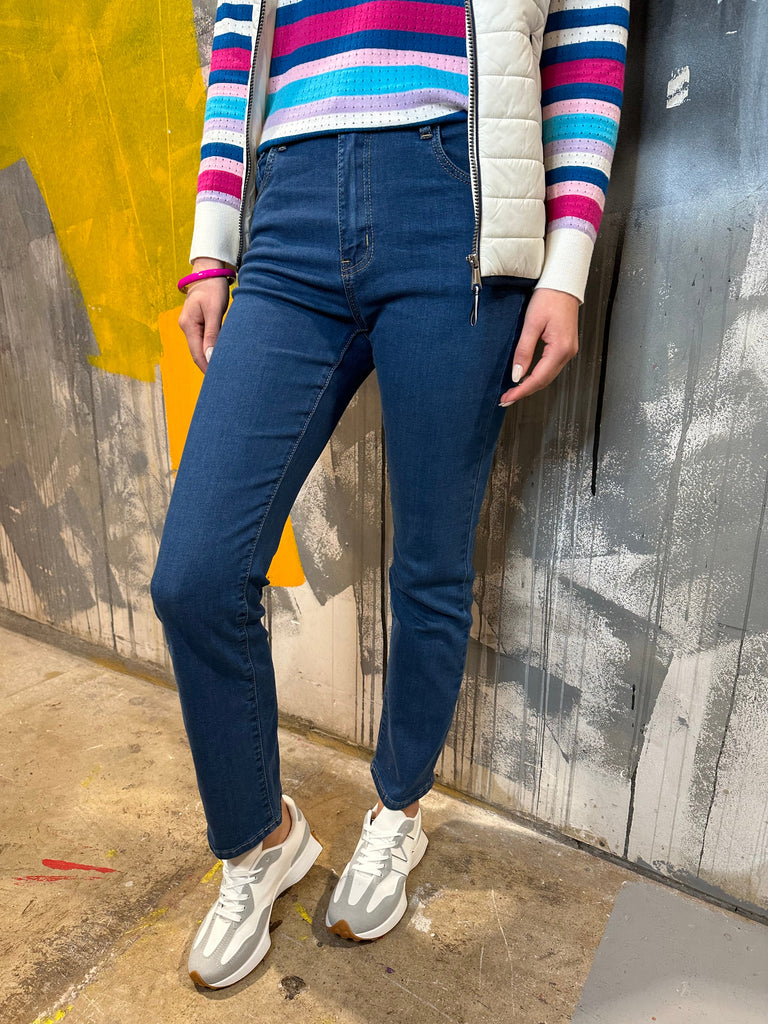 Straight Leg Denim-Trousers-Paco