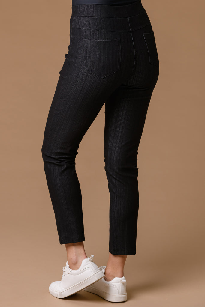 Stretch Denim Jeggings BLACK-trousers-Paco