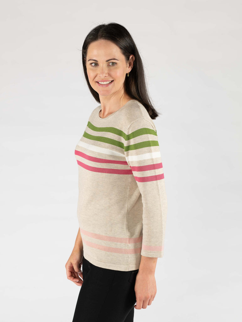 Stripe Jumper-Jumpers & Cardigans-Paco